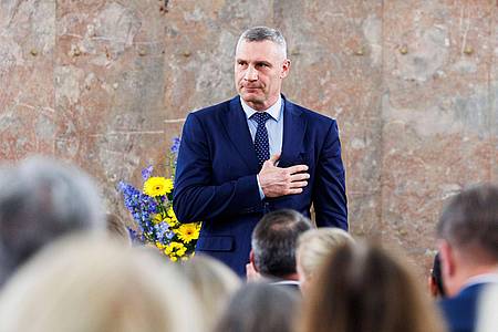 Lando Hass/dpa | Klitschko ist mit der Fristsetzung von Trump nicht zufrieden. (Archivbild)