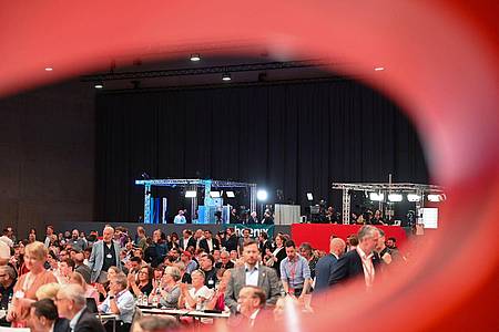 Katharina Kausche/dpa | SPD-Parteitag