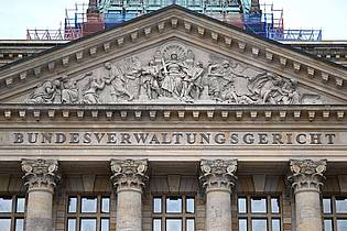 Hendrik Schmidt/dpa | Blick auf das Bundesverwaltungsgericht in Leipzig. (Archivbild) 