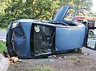 Die Seniorin kam mit ihrem Opel von der Straße ab.
Foto: Polizei Minden-Lübbecke