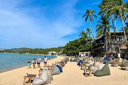 Carola Frentzen/dpa | In Koh Samui herrscht im Juli und August Trockenzeit - anders als in anderen Teilen Thailands sind dies ideale Monate für einen Besuch. (Archivbild)
