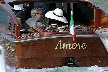 picture alliance / Alessandro Di Meo/ANSA/dpa | Auch Amal und George Clooney haben in Venedig geheiratet. (Archivbild)