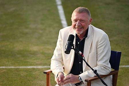 Marijan Murat/dpa | Boris Becker ist großer Fan vom Rasentennis von Laura Siegemund