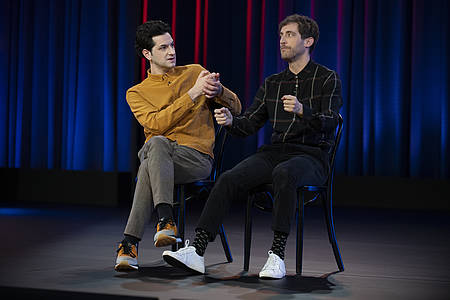 Middleditch & Schwartz auf der Bühne