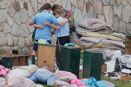 Ashley Landis/AP/dpa | Mindestens 27 Kinder und Betreuer von «Camp Mystic» starben bei den Überschwemmungen.