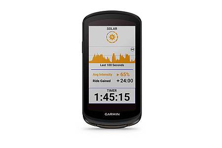 Garmin/dpa-tmn | Zweiter Platz für den Edge 1040 - hier im Bild in der Solarversion. Die Variante ohne Solar ist aber deutlich günstiger und war im Test ebenbürtig. 