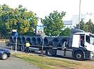 Bei den Kontrollen wurde auch dieser Lastwagen überprüft.
Foto: Polizei Minden-Lübbecke