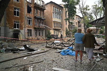 Michael Shtekel/AP/dpa | Die südukrainische Region Odessa ist immer wieder Ziel russischer Raketen- und Drohnenangriffe. (Archivbild)