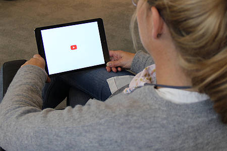Youtube auf Tablet