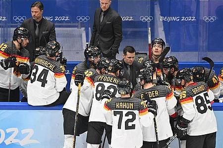 Das DEB-Team reist am Donnertstag aus Peking ab. Foto: Peter Kneffel/dpa
