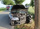 Das Auto wurde abgeschleppt. Foto: Polizei Minden-Lübbecke