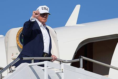 Jacquelyn Martin/AP/dpa | Trump findet die Idee einer neuen Musk-Partei «lächerlich»