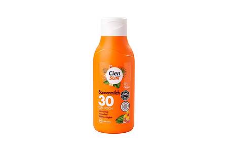 Stiftung Warentest/dpa-tmn | Die «Cien Sun Sonnenmilch» von Lidl gehört zu den günstigen Sonnenschutzmitteln, die von den Warentestern für gut befunden wurden (Note 1,5).