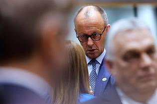 Geert Vanden Wijngaert/AP/dpa | Bundeskanzler Friedrich Merz: «Europa steht vor entscheidenden Wochen und Monaten.»