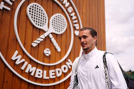 Zac Goodwin/PA Wire/dpa | Alexander Zverev ist in Wimbledon noch nie weiter als bis ins Achtelfinale gekommen.