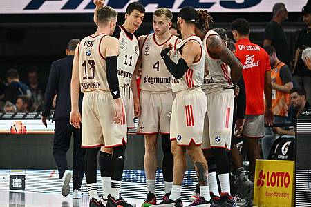 Jan-Philipp Strobel/dpa | Gewannen Spiel vier der Finalserie deutlich: Die Basketballer des FC Bayern.