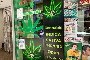 Carola Frentzen/dpa | Cannabis-Shops schossen nach der Legalisierung 2022 wie Pilze aus dem Boden. 