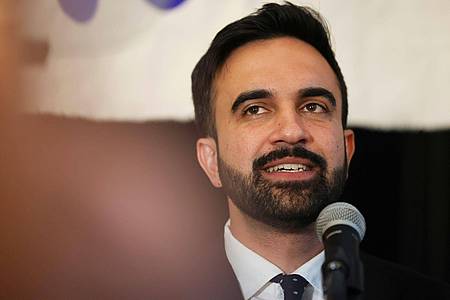 Heather Khalifa/AP/dpa | Mamdani gehört dem linken Parteiflügel der Demokraten an.