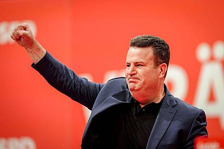 Kay Nietfeld/dpa | Für Heil gab es auf dem Parteitag viel Unterstützung. 