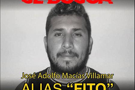 Uncredited/Ecuador`s Ministry of Interior/AP/dpa | José Adolfo Macías Villamar, alias Fito, war der Anführer der mächtigen Bande Los Choneros. (Archivbild)