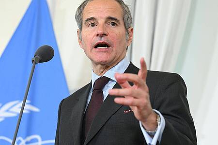 Helmut Fohringer/APA/dpa | IAEA-Chef Grossi will, dass die Inspektionen im Iran fortgesetzt werden. (Archivbild)
