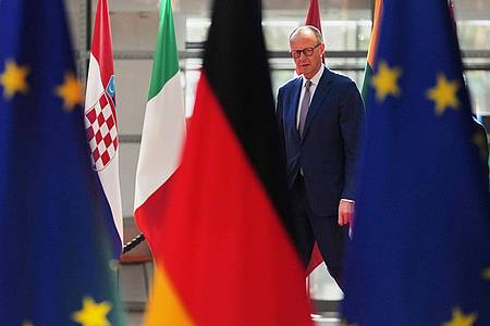 Virginia Mayo/AP/dpa | Einen Tag nach dem Nato-Gipfel kommen die Staats- und Regierungschefs der EU in Brüssel zusammen.
