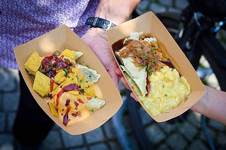 Christoph Schmidt/dpa | Die Anbieter wollen zeigen, wie vielfältig Maultaschen sind. 
