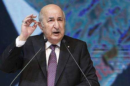 STR/AP/dpa | Algeriens Präsident Abdelmadjid Tebboune reagierte betroffen.