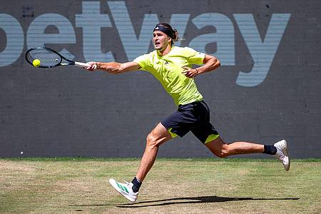 David Inderlied/dpa | Alexander Zverev steht in Halle wieder im Halbfinale. 