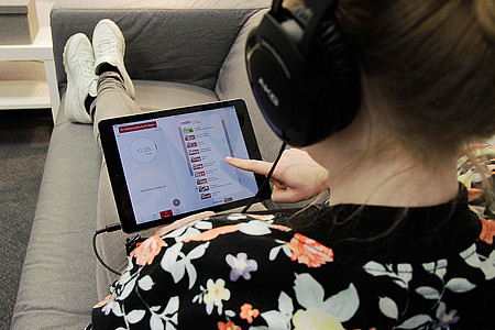 Channelauswahl auf dem iPad