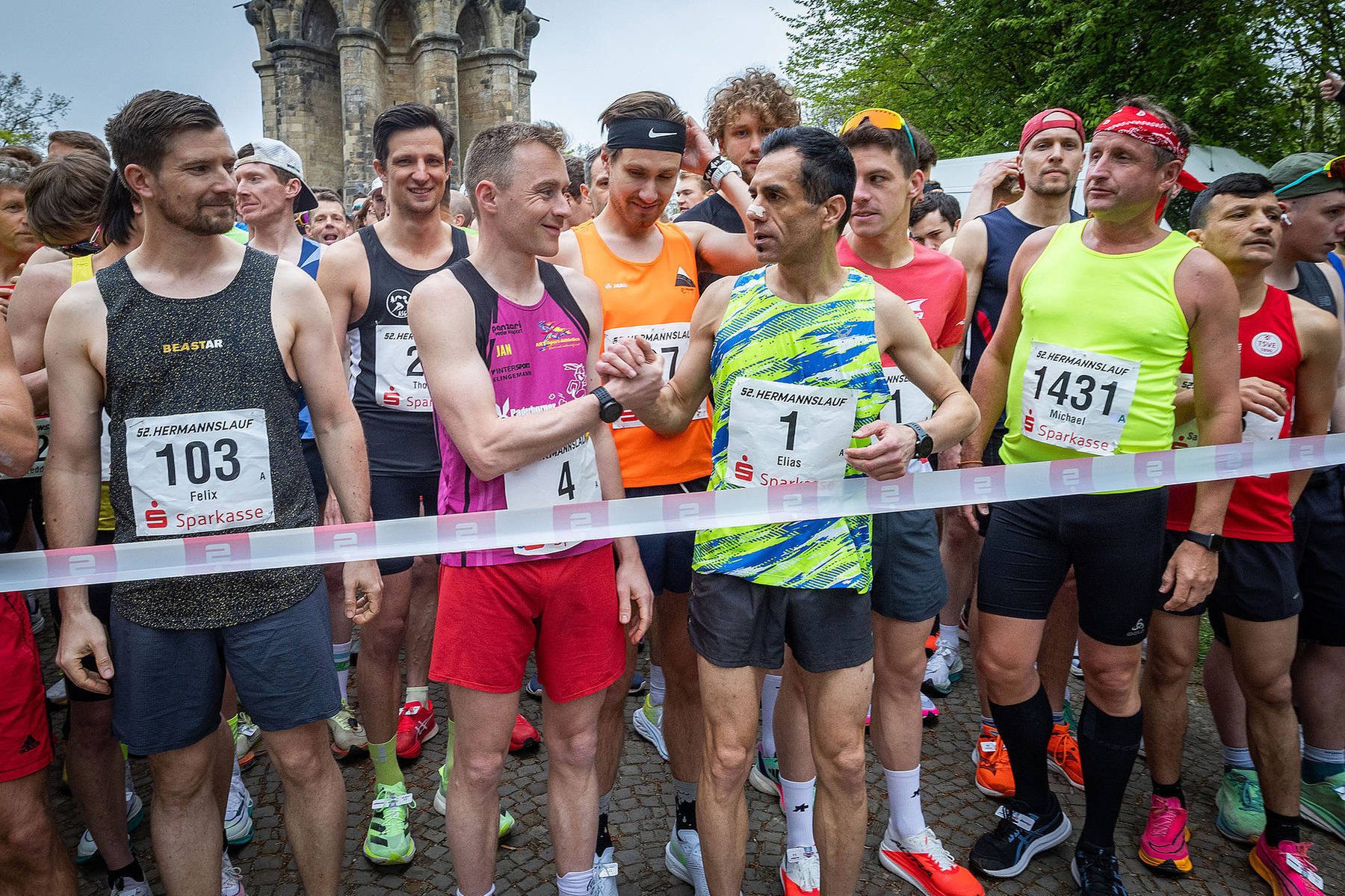 Start des 52. Hermannslaufs