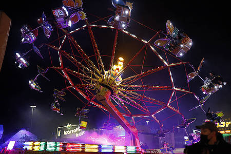 Karussell auf der Herbstmesse Minden 2021