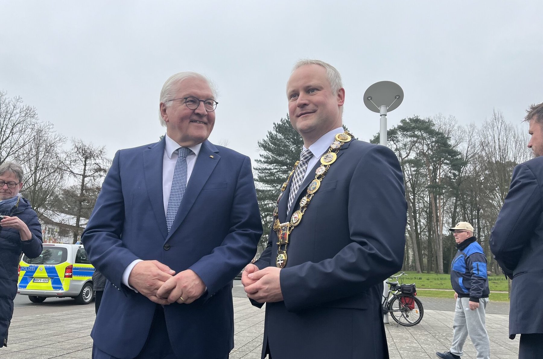 Frank-Walter Steinmeier in Espelkamp