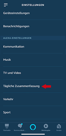 Anleitung Lokalnachrichten-Skill